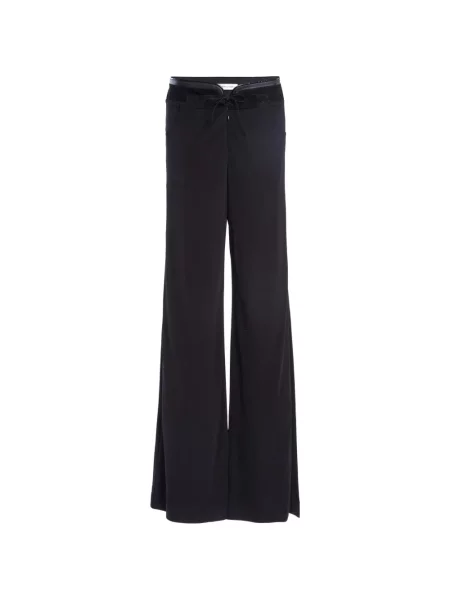 Pantaloni Christopher Esber din piele negru