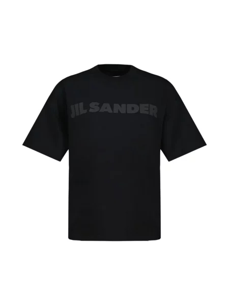 Koszulka Jil Sander z krótkim rękawem czarna