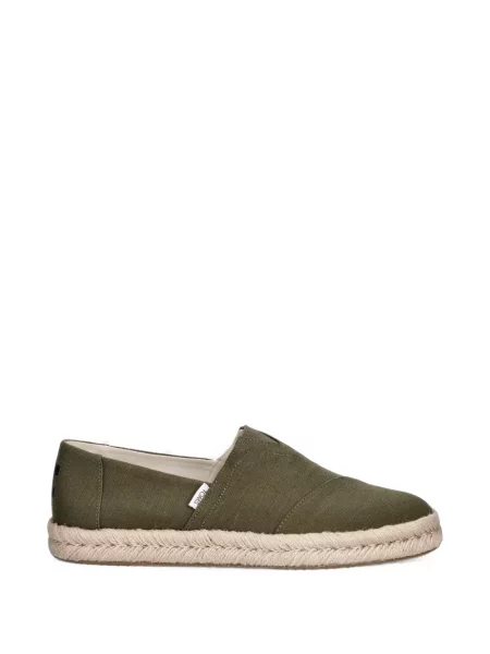 Espadrile Toms țesuți verde