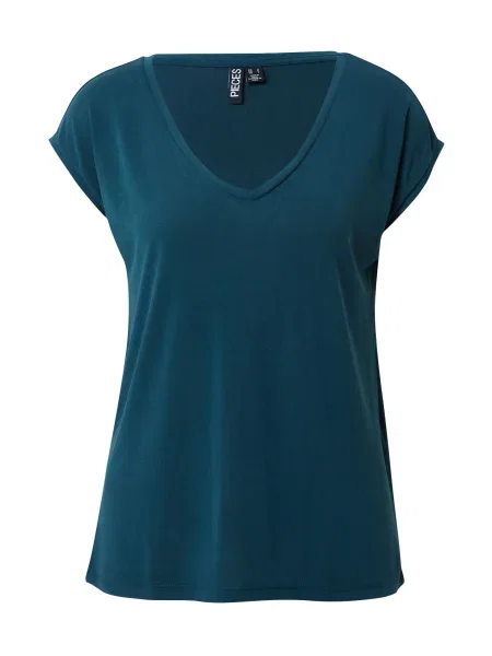 PIECES Tricou KAMALA petrol verde