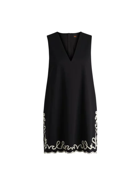 Mała mały sukienka mini Hugo Boss elegancka czarna