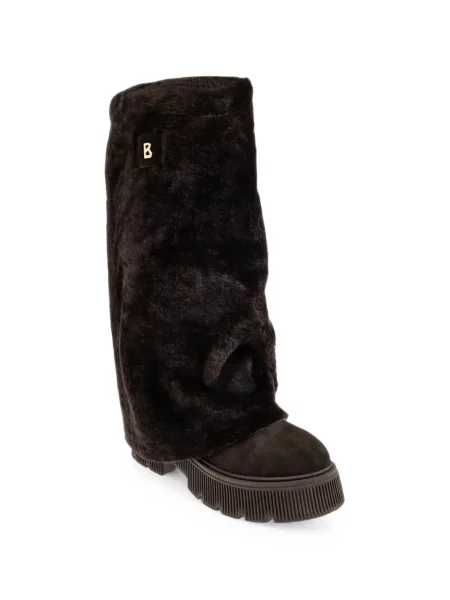 Botine Bogner cu blană maro