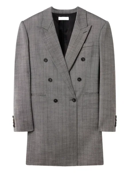 Palton Stella Mccartney cu dungi gri