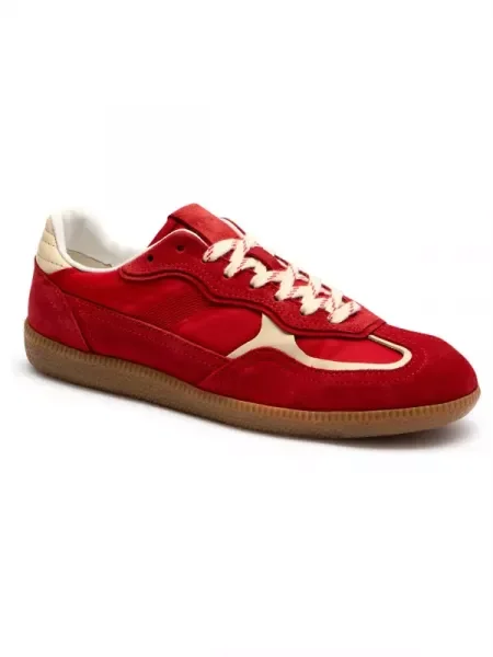 Alohas De piele sneakers roșu