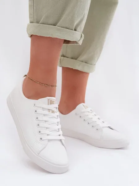 Teniși Big Star Shoes din piele alb