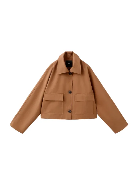 MANGO Geacă de primăvară-toamnă BRAVA sepie