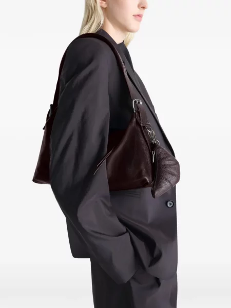 Geantă de mână Lemaire din piele maro