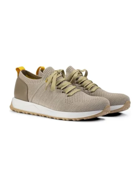 Sneakersy Doucal's skórzane beżowe