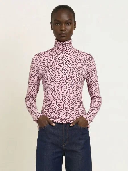 Marc Cain Tričko S Dlouhým Rukávem chalk pink
