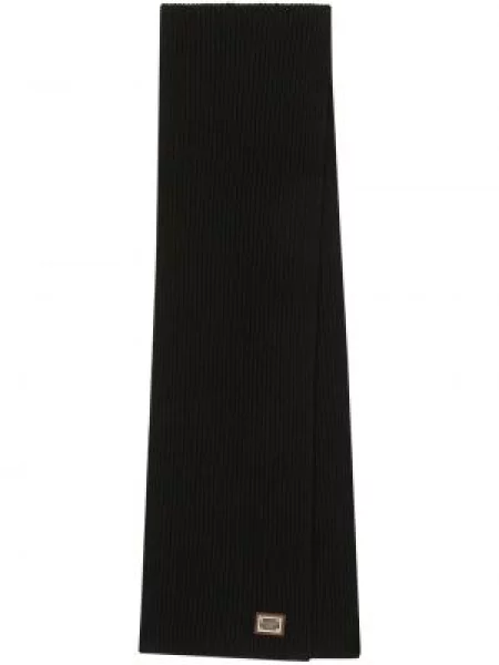 Fular Dolce & Gabbana din cașmir negru