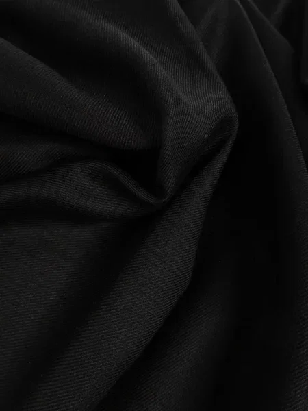 Fular Ferragamo cu broderie negru
