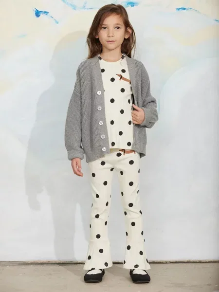 Mini Rodini штани flare дитячі з