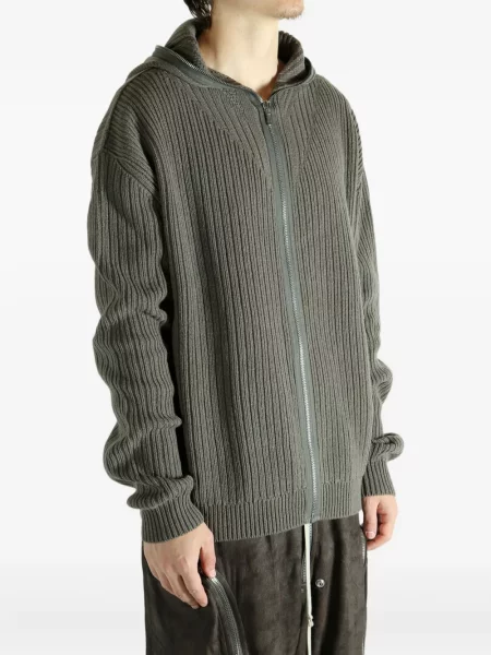 Hanorac cu glugă Rick Owens gri