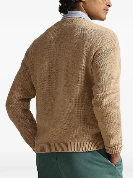 Φλοράλ κιλότα Polo Ralph Lauren με αυτόγραφο σουέτ ροζ