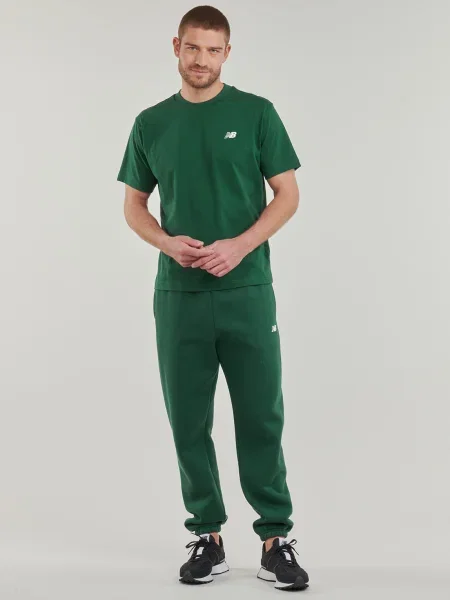 Fleecová fleecová mikina New Balance zelená