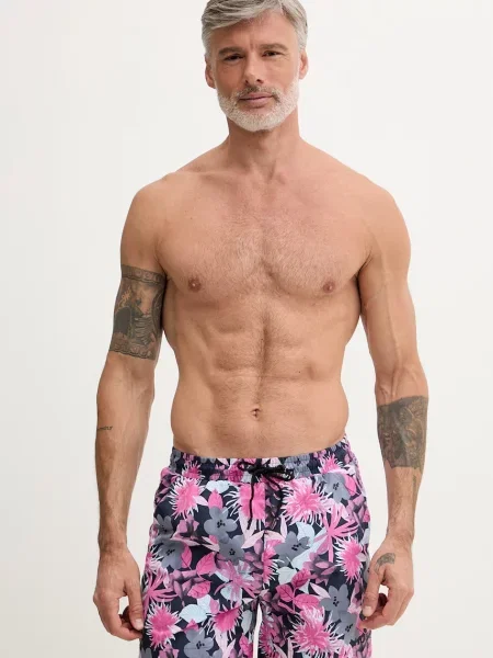 HUGO pantaloni scurți de baie bărbați CALALA roz