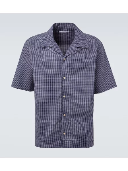 Kostkovaná košile Givenchy modrá