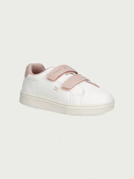 Tommy Hilfiger sneakers pentru copii alb