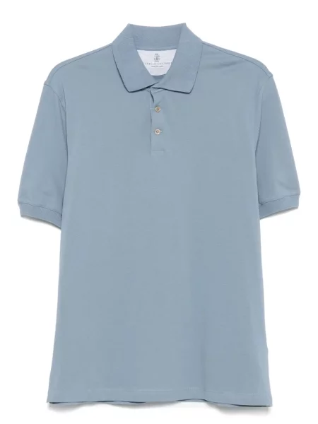 Polo Brunello Cucinelli albastru
