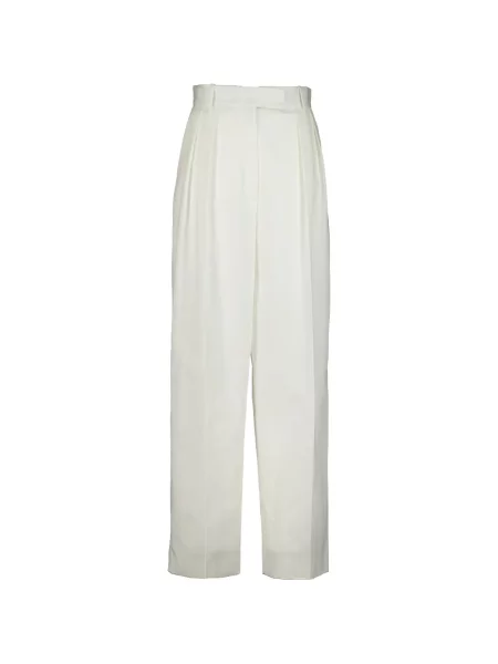 Pantaloni La Doublej alb