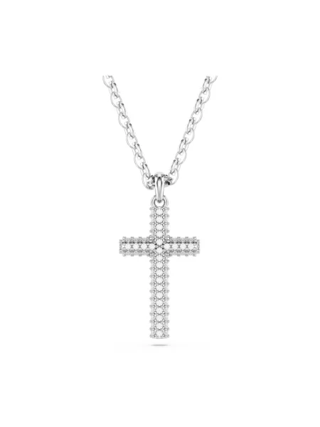 Naszyjnik Swarovski szary