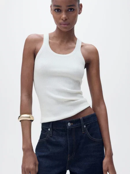 Майка MANGO білий