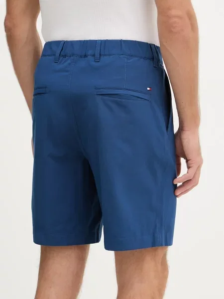 Сhinosy Tommy Hilfiger z logo niebieskie