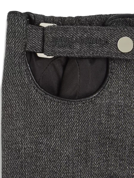 Ръкавици Karl Lagerfeld Jeans черно