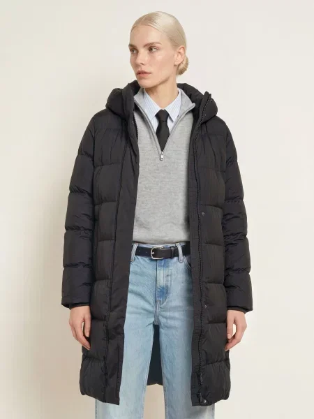 Tommy Hilfiger Péřový Kabát černá
