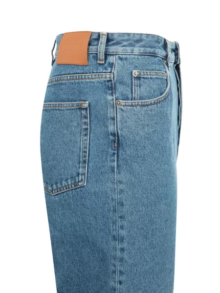 Дънки Loewe бродирани синьо