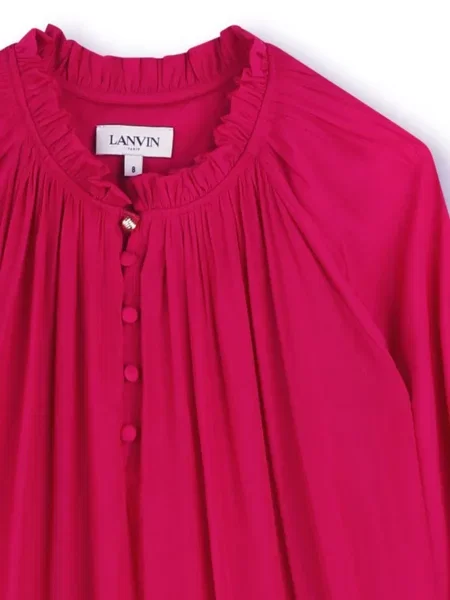 Sukienka dziecięca Lanvin Enfant różowa