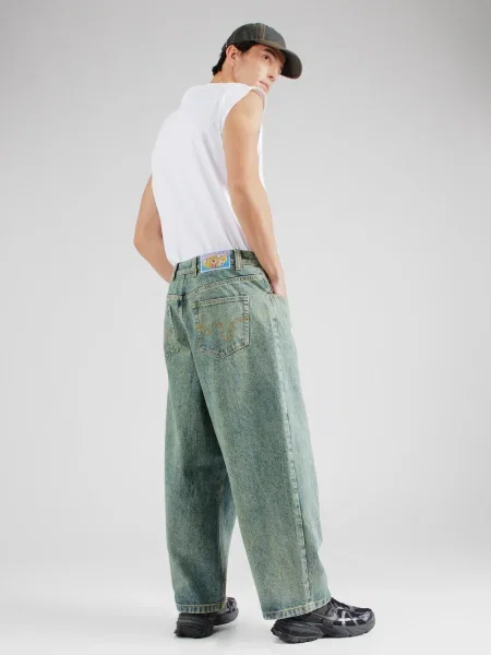 ICECREAM Jeans azur / cyan / roz alb