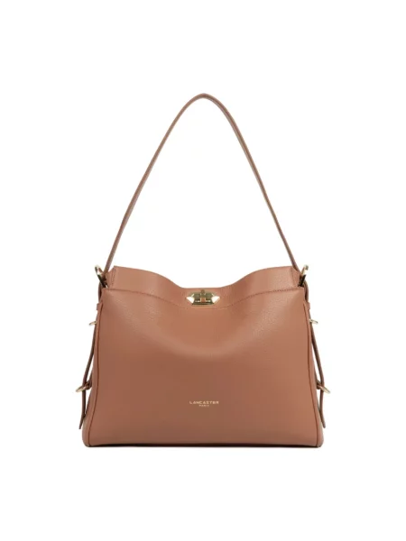 Torebka hobo Lancaster skórzana brązowa