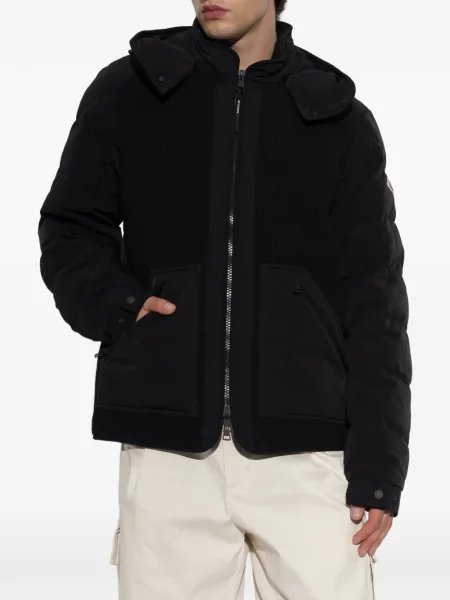 Striukė Moncler su gobtuvu juoda