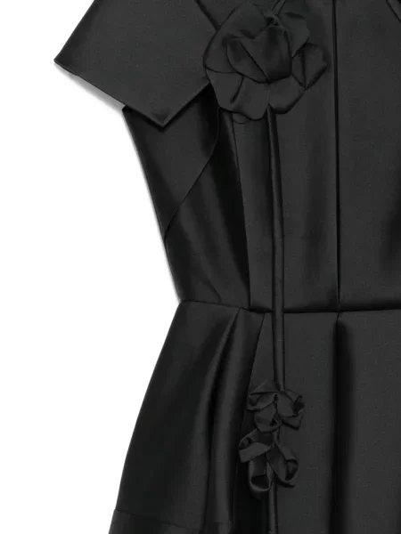 Rochie Dice Kayek cu model floral de costum negru