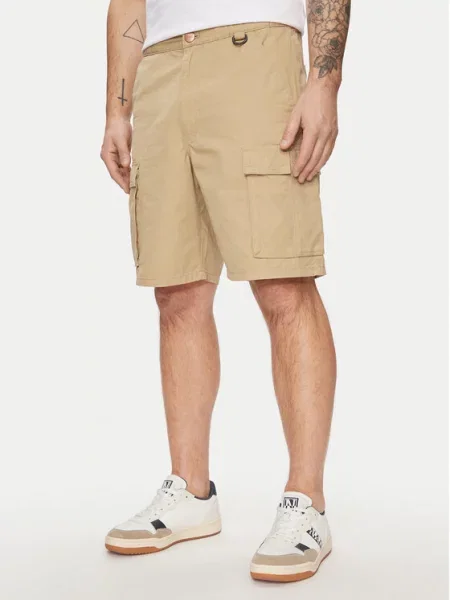 Wrangler Szorty materiałowe Casey Utility beżowy