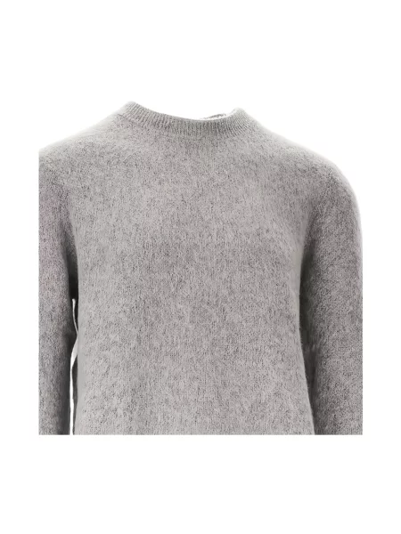 Sweter Emporio Armani wełniany szary