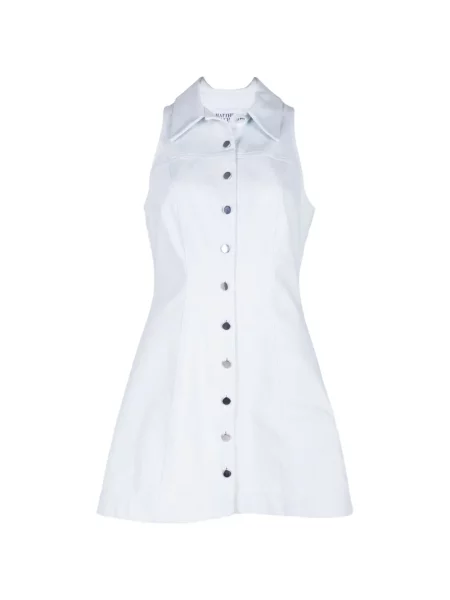 Rochie mini Matthew Bruch fără mâneci albastru
