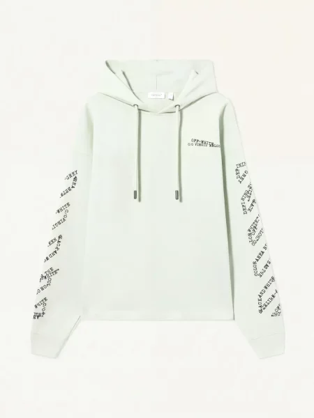 Hanorac cu glugă Off-white alb