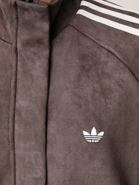 Замшевая демисезонная куртка Adidas Originals