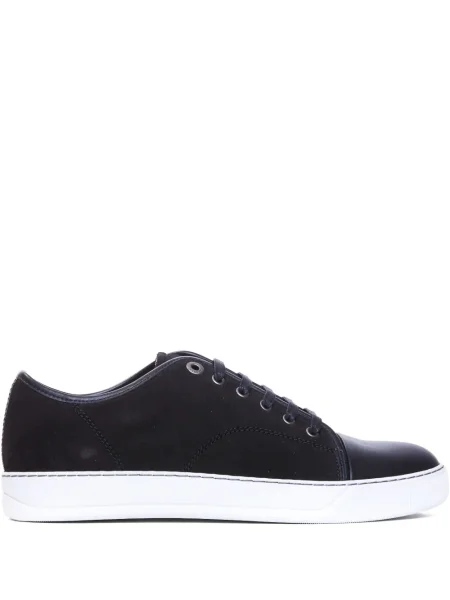 Sneakerși Lanvin din piele de căprioară negru