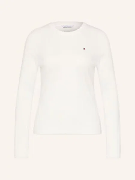 Tommy Hilfiger Koszulka Z Długim Rękawem weiss beżowa