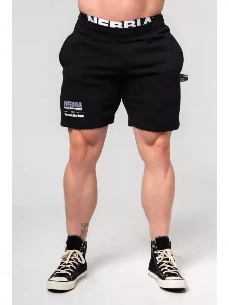 Teplákové kraťasy GYM BRO M black čierna