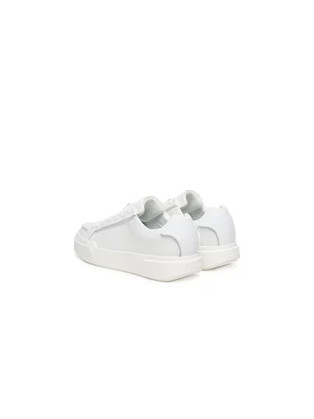 Laisvalaikio batai Calvin Klein Chunky Cupsole Lace Up Lth Pinch balta