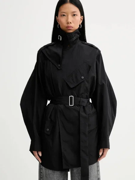 Kenzo płaszcz czarny