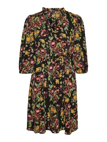 VERO MODA Ruha Olivia vegyes színek / fekete