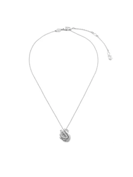 Palton Swarovski transparente argintiu