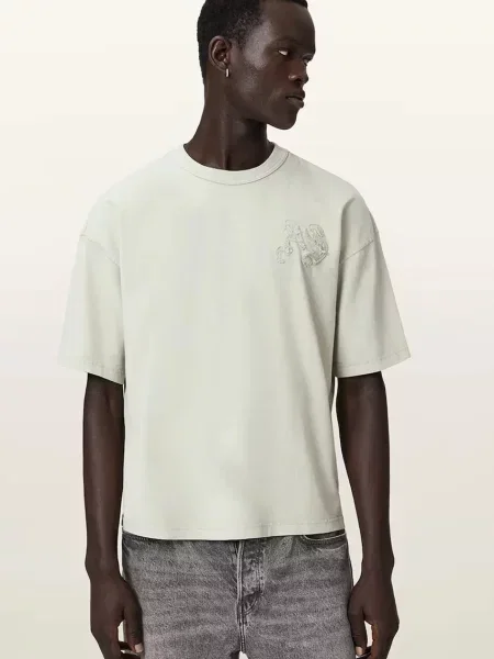 AllSaints tricou pentru bărbați din INSIGNIA verde