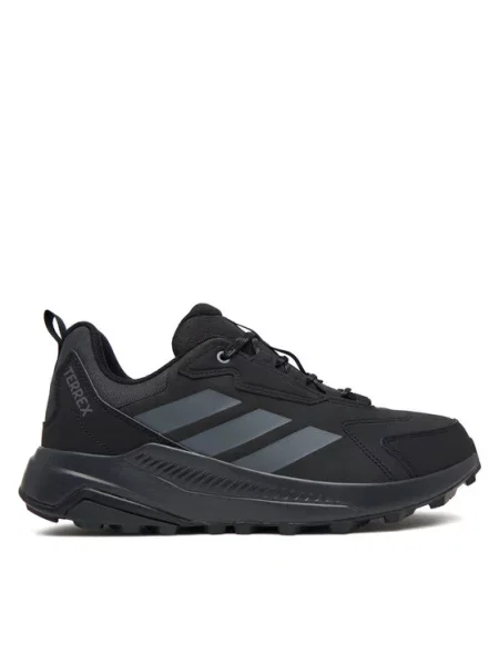 Sneakerși Adidas Terrex din piele de drumeție negru