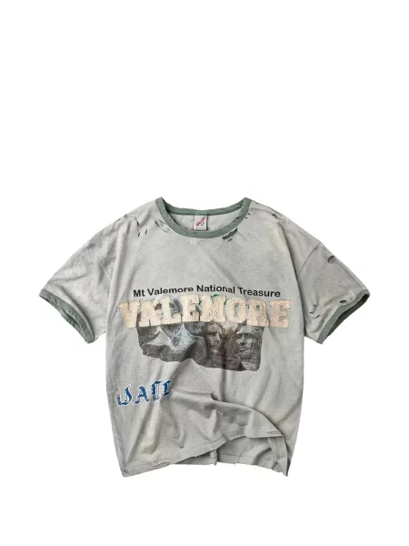 Tricou Vale zdrențuiți gri
